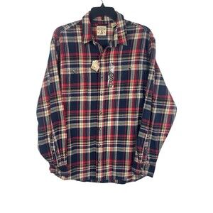 Red Head Brand Co Plaid Flannel Shirt Men’s 2XLT Cotton Button Up Outdoors NWT